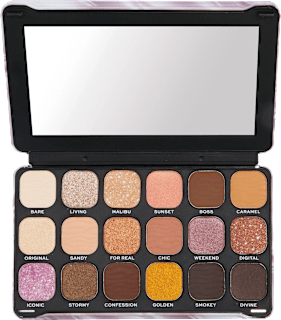 Paleta senčil za veke Forever Flawless, Nude Silk REVOLUTION