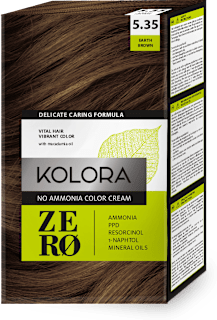Боя за коса без амоняк - Nr. 5.35 Earth Brown KOLORA ZERO
