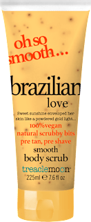 oh so smooth... brazilian love piling za telo  treaclemoon