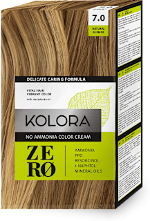 Боя за коса без амоняк - Nr. 7.0 Natural Blonde KOLORA ZERO