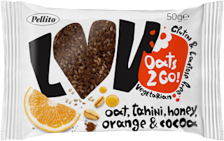Oats 2 Go pločica – naranča, med i kakao Pellito