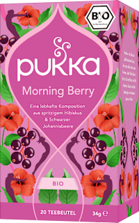 Kräutertee "Morning Berry" mit Hibiskus & Schwarzer Johannisbeere (20 Beutel) pukka
