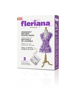 Odorizant natural pentru haine cu aromă de lavandă fleriana