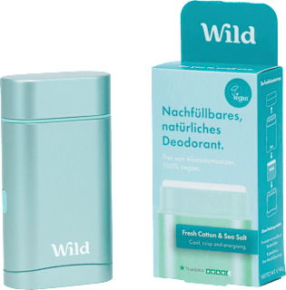 Deostick Fresh Cotton & Sea Salt + Nachfüllpack Wild