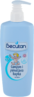2u1 šampon i penušava kupka sa aloe verom  Becutan