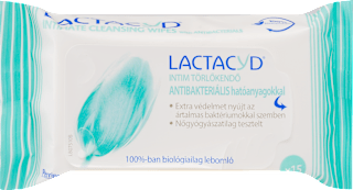 Intim antibakteriális törlőkendő LACTACYD