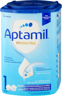 PRONUTRA 1, početna mlečna formula za odojčad, od rođenja do 6 meseci Aptamil