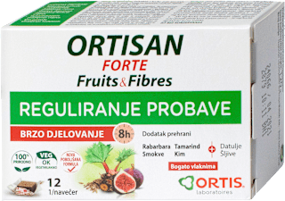 Forte voćne kocke za reguliranje probave ORTIS