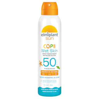 Loțiune spray protecție solară pentru copii SPF50 Elmiplant