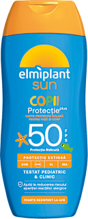 Loțiune de protecție solară pentru Copii SPF50 Elmiplant