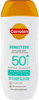 SENSITIVE mleko za zaštitu od sunca, SPF 50+ Carroten