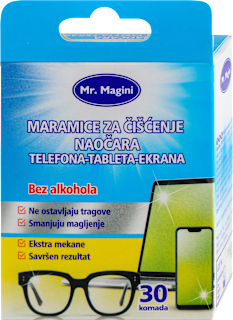 Maramice za brisanje naocara Mr. Magini