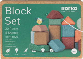 Kork-Bausteine 20tlg Korko