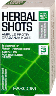HERBAL SHOTS ampule protiv opadanja kose, 3x10ml FARCOM
