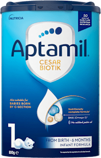 Мляко за кърмачета за начално хранене Cesar Biotik 1 ( от 0+ до 6 месеца) Aptamil
