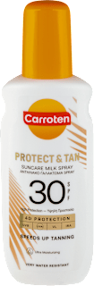 PROTECT & TAN mleko u spreju za zaštitu od sunca i ubrzano tamnjenje, SPF 30 Carroten