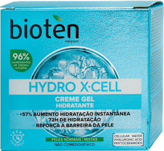 HYDRO X-CELL  hidratantna gel krema za lice bioten