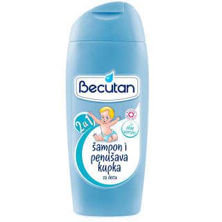2u1 šampon i penušava kupka za decu Becutan