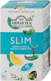 Slim čaj – limun, mate i macha zeleni čaj, 20 vrećica AHMAD TEA