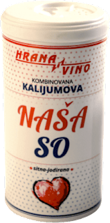 Kombinovana kalijumova naša so Hrana i Vino