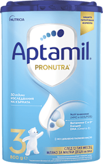 Мляко на прах за малки деца Pronutra 3 ( след 12-ия месец) Aptamil