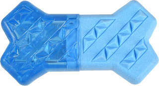 Hundespielzeug "Fresk Snowy" Knochen blau  Flamingo