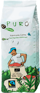 PURO zrnková káva bez kofeinu Puro