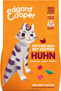Trockenfutter Katze mit Freilandhuhn & Cranberrys, Adult Edgard & Cooper