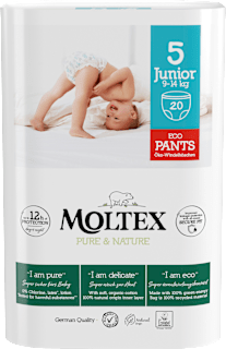 Pants Pure & Nature Größe 5 Junior, 9-14 kg Moltex