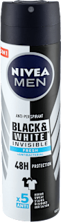 Antitranspirant Deospray Black & White Invisible Fresh  NIVEA MEN