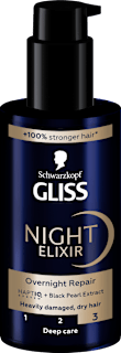 noční elixír na vlasy Overnight Repair Schwarzkopf GLISS