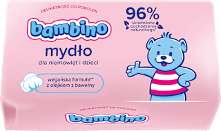 Mydło w kostce dla niemowląt i dzieci bambino