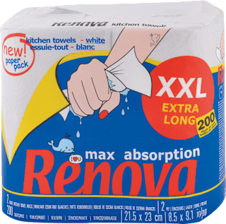 Kuchynské utierky XXL, 2x100 Renova