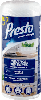 clean and go univerzalne suve krpice za čišćenje Presto