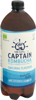 Jemne perlivý fermentovaný nápoj zo zeleného čaju Original THE GUTSY CAPTAIN company