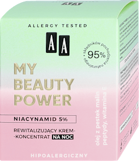 Krem -  koncentrat na noc My beauty power NIACYNAMID+  AA