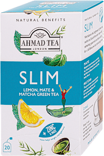 Чай за отслабване с лимон и зелен чай матча, 20 бр AHMAD TEA