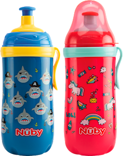 Pahar  Pop-up cu clemă, 18 luni Nûby