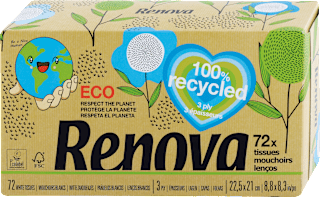 Hygienické vreckovky recyklované  Renova