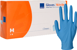 Einmal-Handschuhe Nitril blau Gr. M ABENA