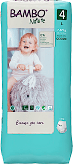 Scutece chiloțel numărul 4 Bambo Nature