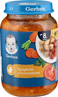 Obiadek spaghetti z kurczakiem Gerber