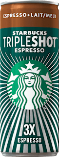 Tripleshot ledová káva Starbucks