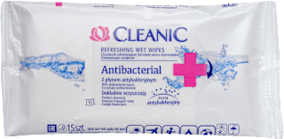 Antibakterijske vlažne maramice Cleanic