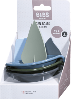 Set jadralnih ladjic v modri barvi BIBS