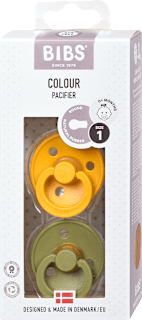 Colour dudlík z přírodního kaučuku, 0-6 měsíců BIBS