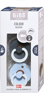 Duda COLOUR Night, 6-18 m, Iron & Baby Blue, velikost 2 BIBS
