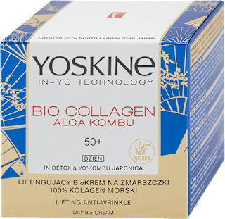 Bio Collagen Alga Kombu dnevna krema protiv bora za lice, 50 + Yoskine