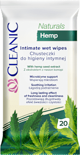 Chusteczki do higieny intymnej Hemp Cleanic