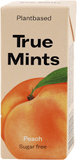 Caramelle senza zucchero al gusto di pesca True Mints